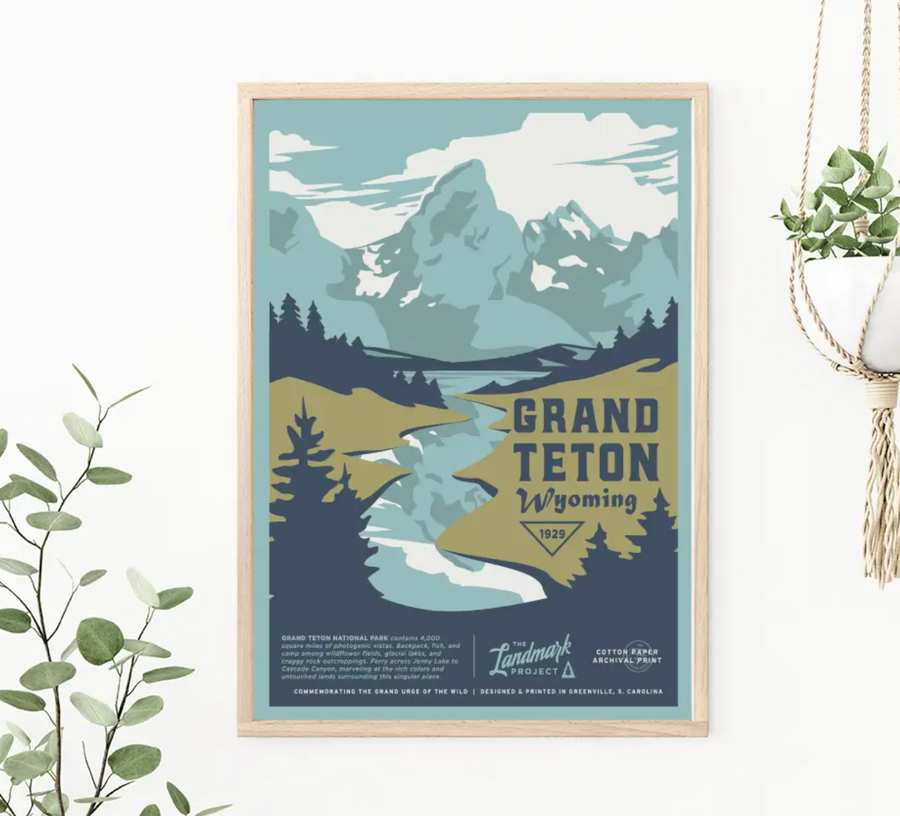 Grand Teton National Park Print - 12x16