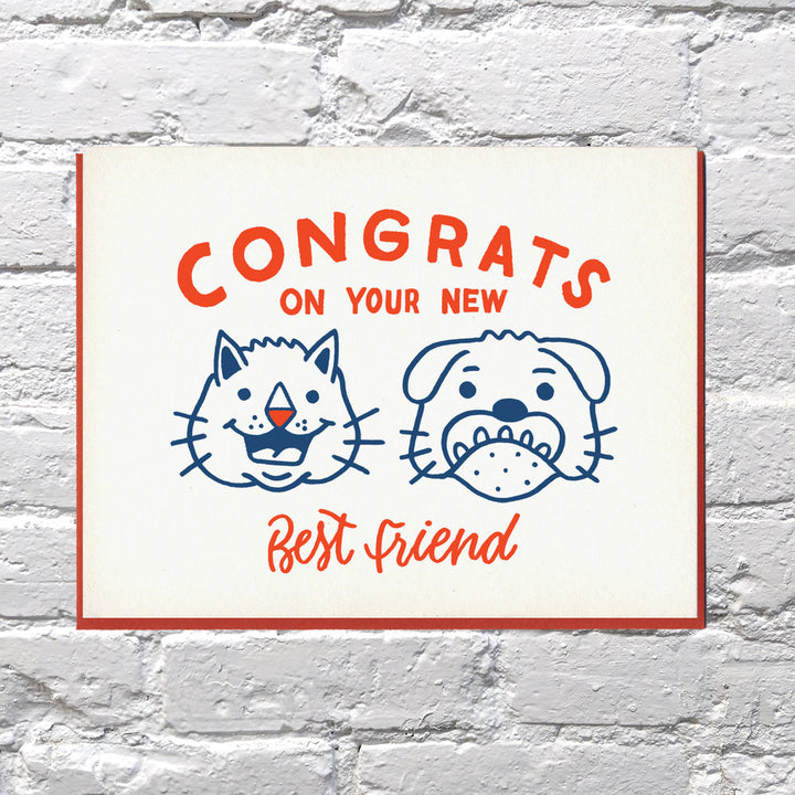 Congrats On Your New Best Friend Pet Card - BP4