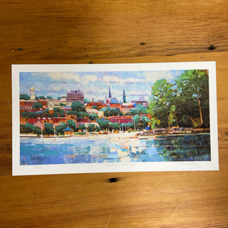 Peter Huntoon 7.5x14 Print - Burlington Waterfront