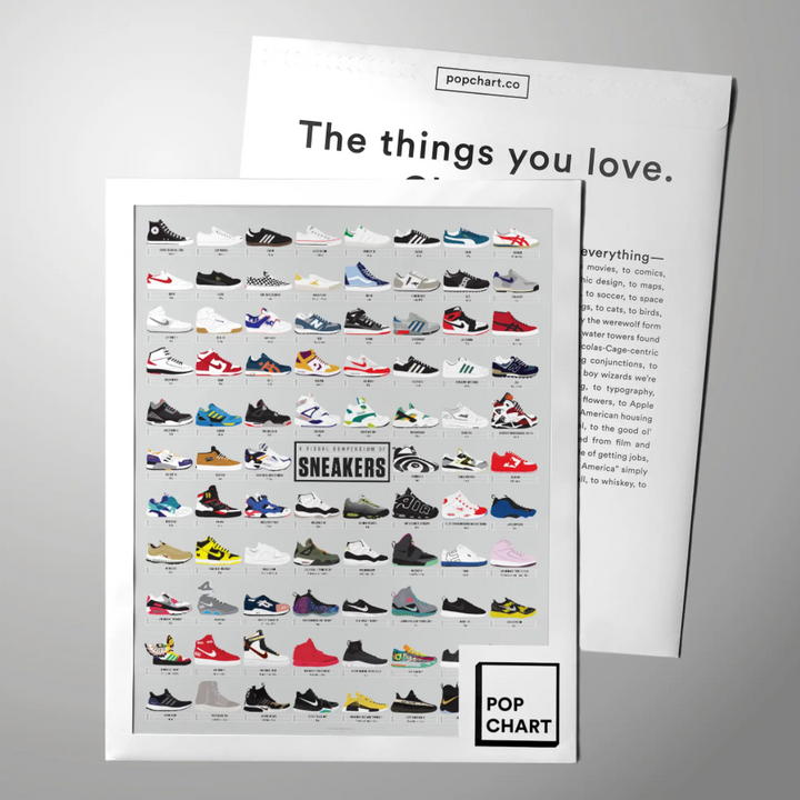 A Visual Compendium of Sneakers Print - 16x20 - PICKUP ONLY