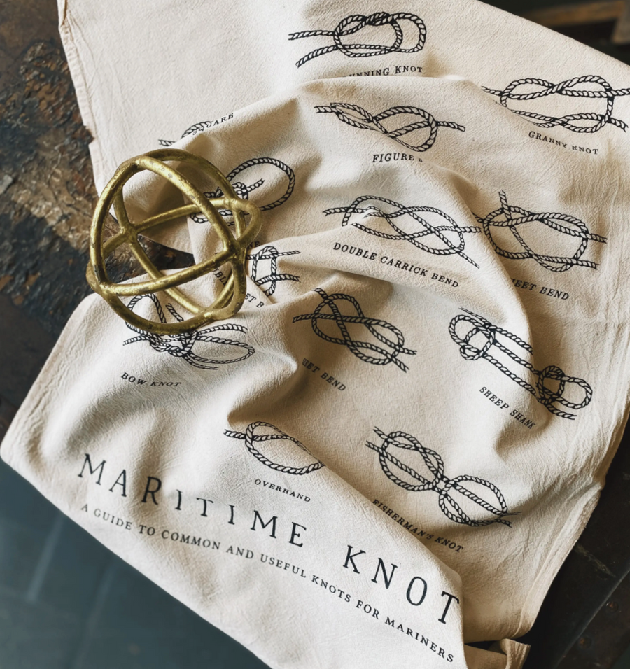 Maritime Knots Tea Towel