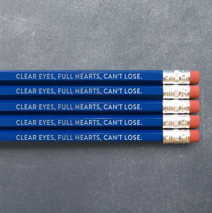Clear Eyes, Full Hearts, Can't Lose Pencil Pack - Set of 5