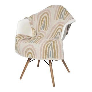 Baby Rainbow Eco Throw - Pink