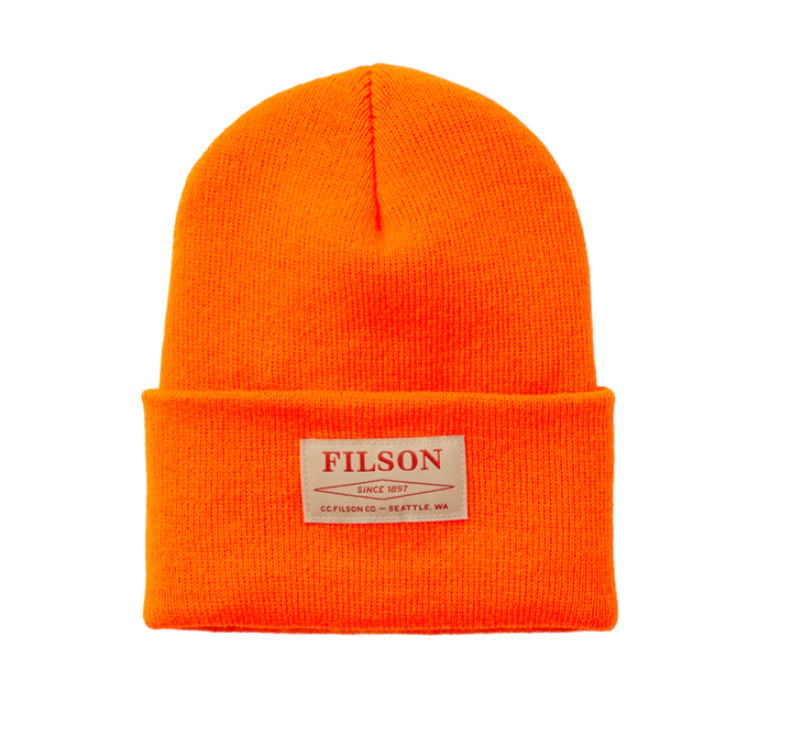 Filson Ballard Watch Cap Blaze Orange