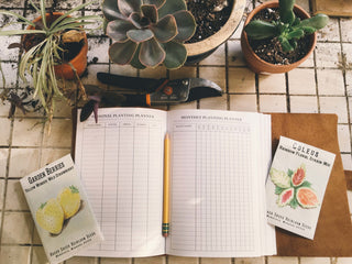 Leather Handmade Garden Journal