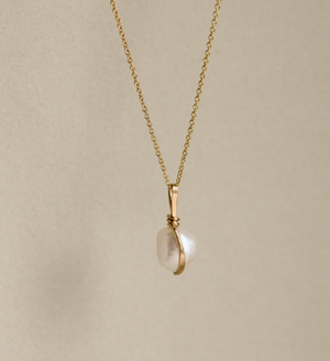 Margaux Necklace - Pearl &amp; 14k Gold Fill
