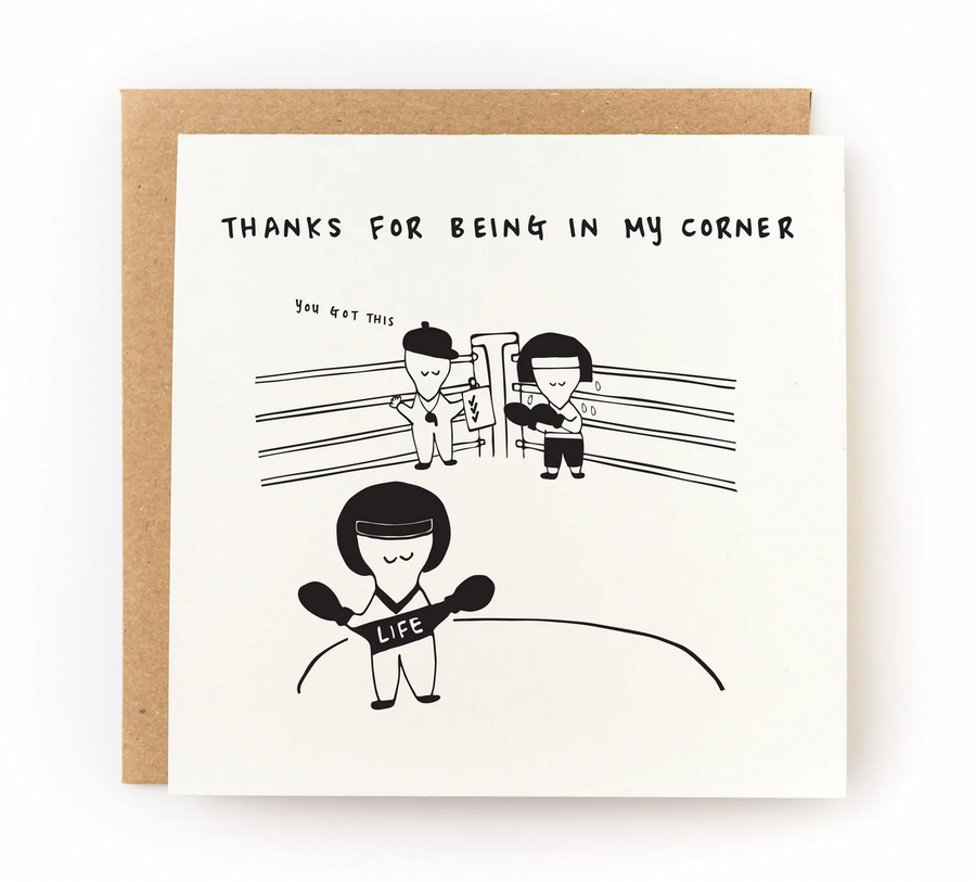 Thanks For Being In My Corner Card - KW1