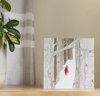 Childhood in the Woods Print - 8x8