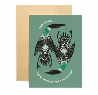 Two Loons Card - WO4