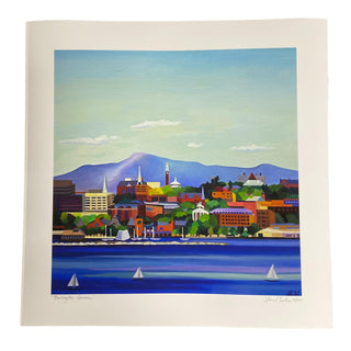 PICKUP ONLY This is Vermont Print Series 3 - "Burlington Summer" 20 x 20