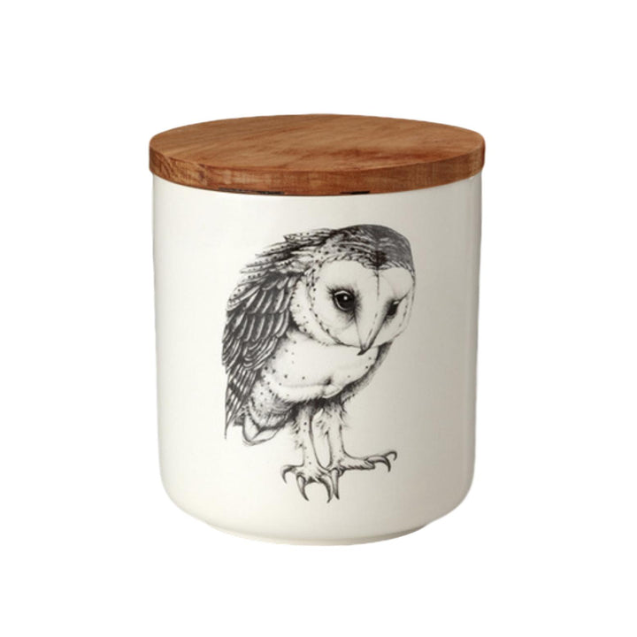 Laura Zindel Small Canister - Barn Owl