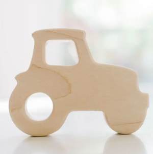Wooden Tractor Grasping Toy