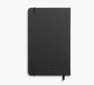 Hard Linen Medium Grid Journal - Black