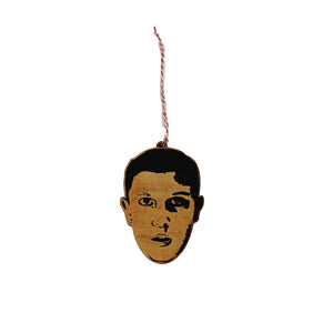 Famous Face Wooden Ornament - Eleven from Stranger Things (Millie Bobby Brown)