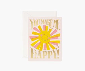 You Make me Happy Sun Card - RP1