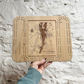 Lake Champlain Cribbage Board