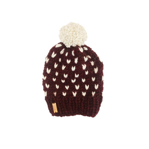 Made in Vermont Knitted Hearts Hat