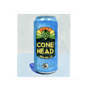 Cone Head Vermont Beer Print - 5x7