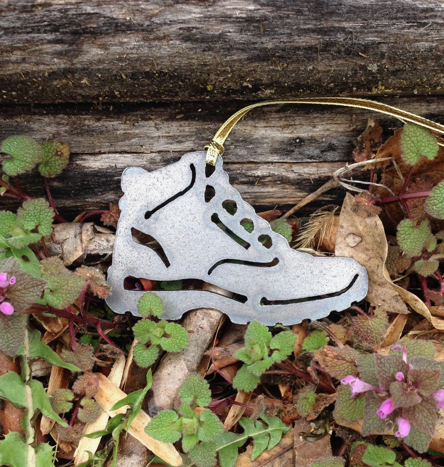 Metal Hiking Boot Ornament