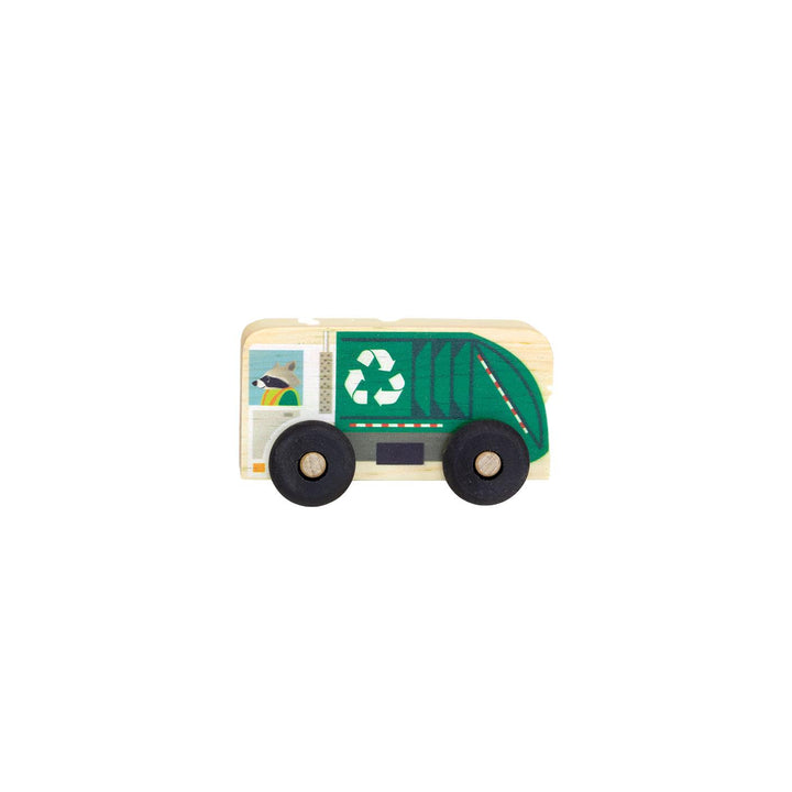 Recycle Truck Wooden Toy