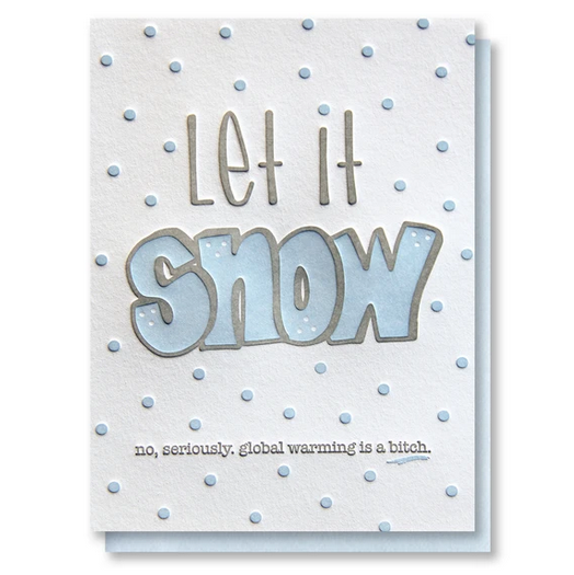 Let It Snow Card Christmas - KP7