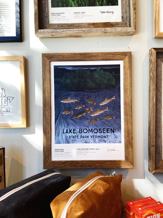 Vermont Parks Collection Print: Lake Bomoseen State Park 12x16