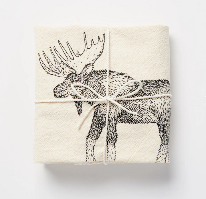 Flour Sack Towel - Moose