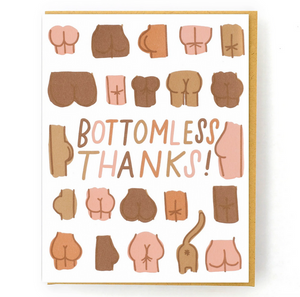 Butts Bottomless Thanks Card - EP1
