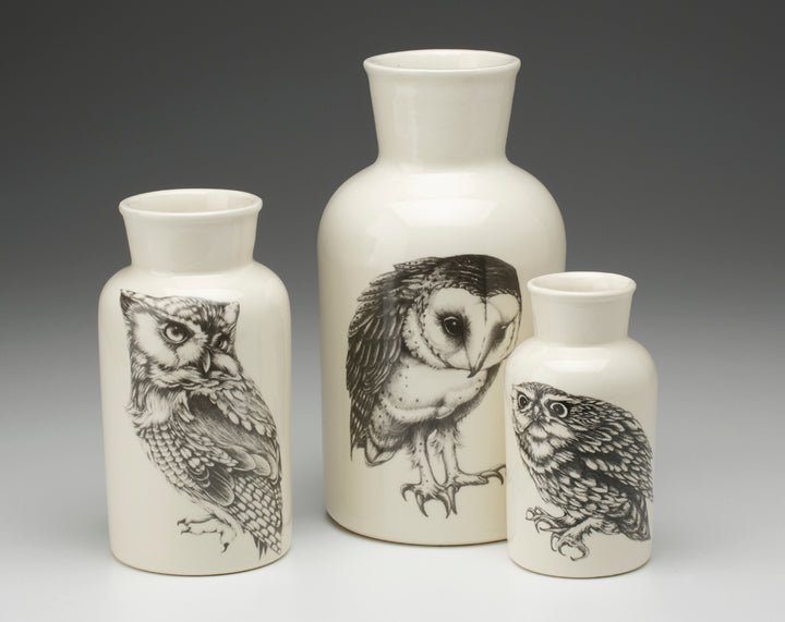 Laura Zindel Ceramic Owl Jar