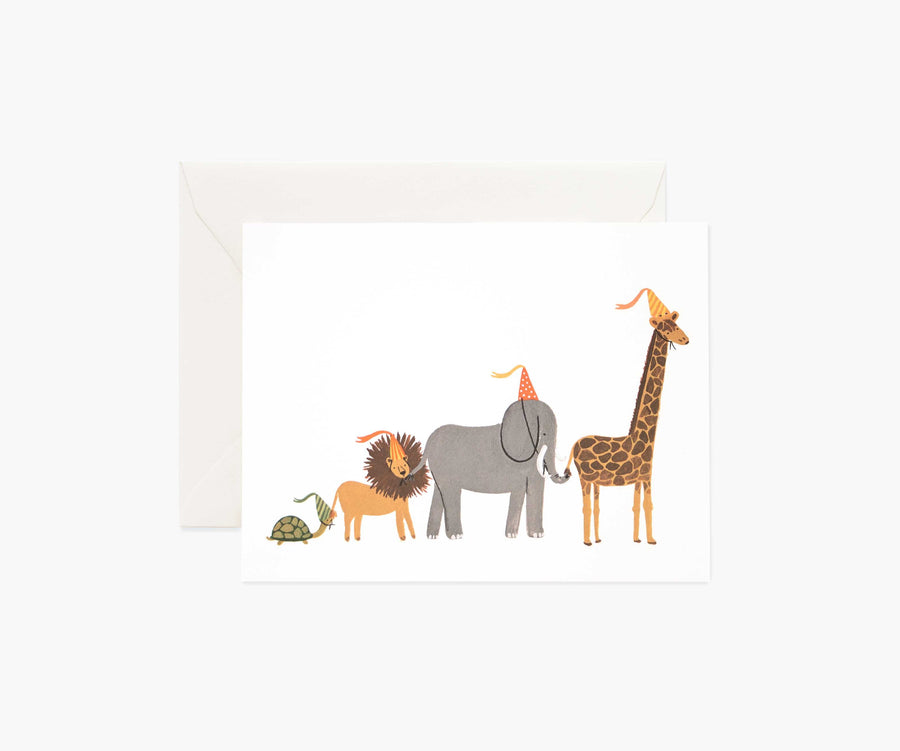 Animal Parade Card - RC6