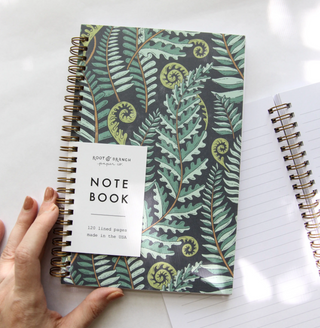 Spiral Notepad - Forest Fern