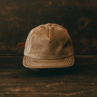 Waxed Canvas Camper Hat - Field Tan