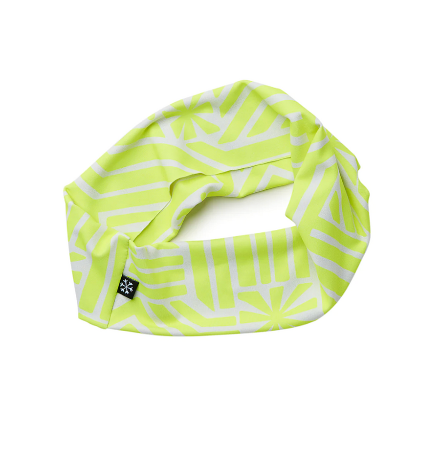 SKIDA Throwback Headband - Neon Waves