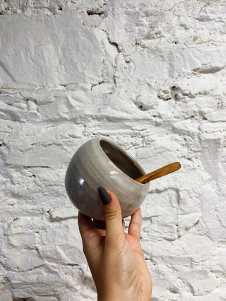 Laura White Pottery Salt Cellar