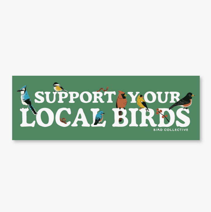 Backyard Birds Bumper Sticker