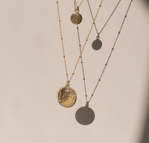 Libertad Coin Necklace Gold Vermeil