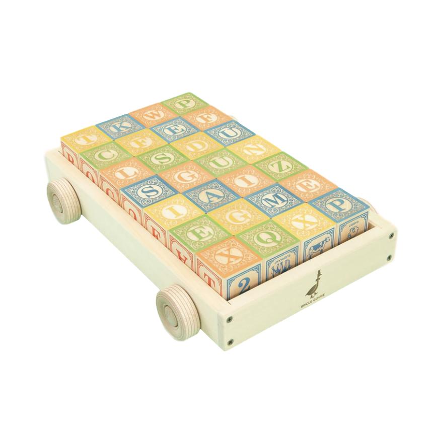 ABC Blocks with Wagon
