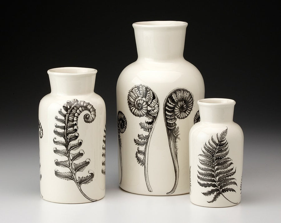 Laura Zindel Ceramic Ferns Jar