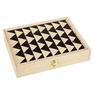 Travel Backgammon Set - Jett Black