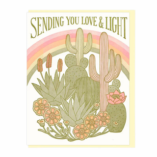 Sending You Love And Light Card - LH1