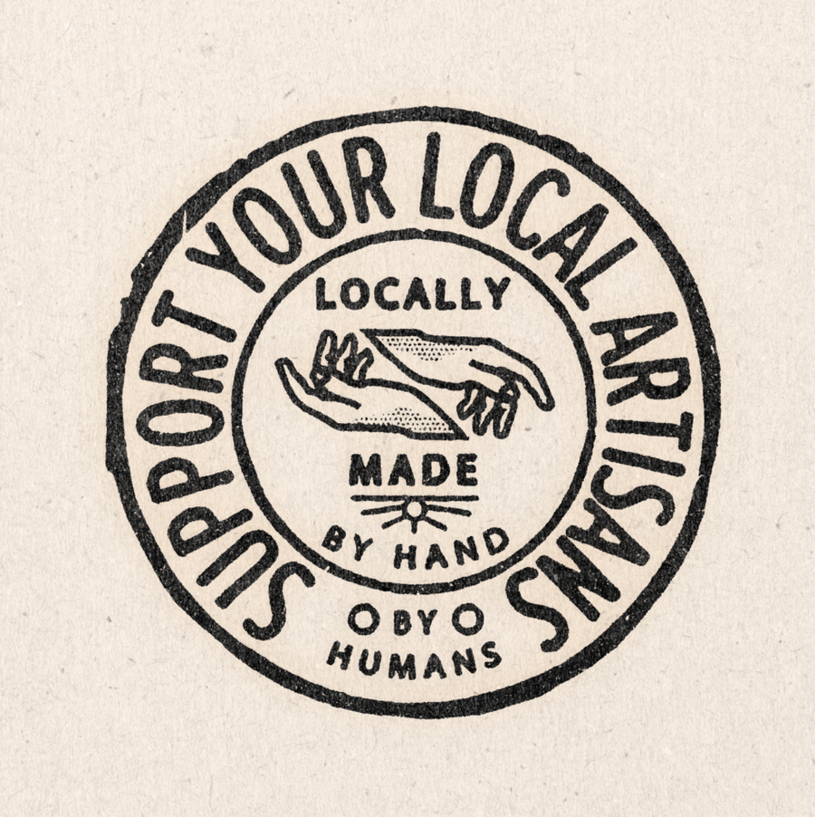 Support Your Local Artisans Print - 11x11