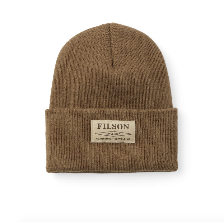 Filson Ballard Watch Cap Beanie - Dark Mushroom