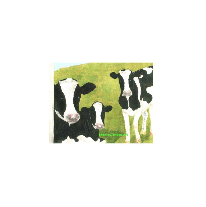 UNFRAMED 4x4 Mini Print - Cows of Vermont
