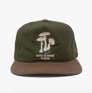 Respect Wonders II Snapback Cap - Olive