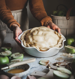 Farmhouse Pottery Laurel Pie Dish - PICKUP ONLY