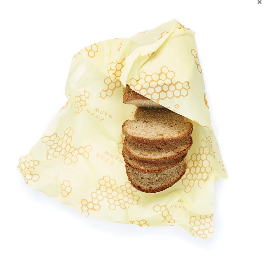 Bee's Wrap Single XL Wrap for Bread - Honeycomb Print