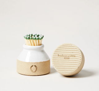 Farmhouse Pottery Milk Bottle Match Striker