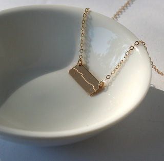 Mt Mansfield Bar Necklace
