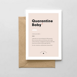 Quarantine Baby Definition Card - SM4