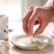 garlic grater dish in sage – Hamlet Pottery